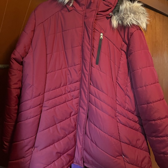 Free Country Jackets & Blazers - NWOT!  Very warm winter coat. Burgundy in color. Size 2X.